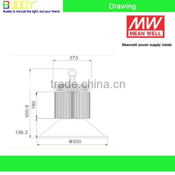 High Bay Light 150W LED Bright White Replaces Metal Halide 400 Watt Lamp volt