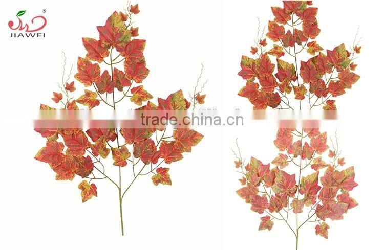 china supplier garden decoration fabric artificial grape branches and leaves