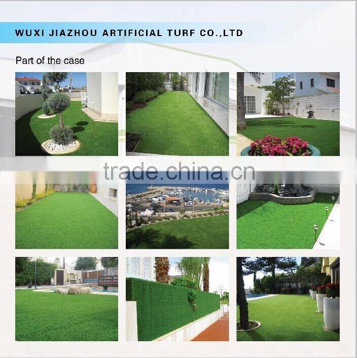 Artificial grass little v-shaped mats tiles for home putting landscaping fields