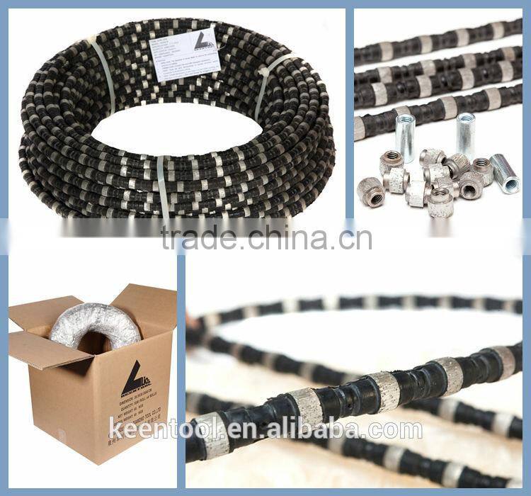 Diamond wire saw for block dressing
