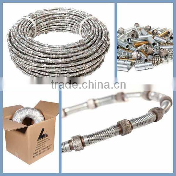 11.5/11mm Diamond Dry Cutting Cable for Marble Stone Quarry