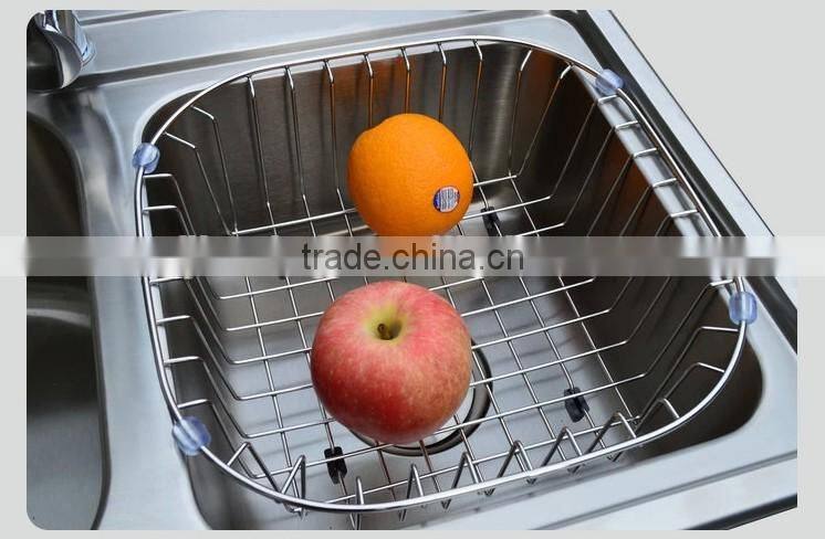 stainless steel wire mesh kitchen cooking basket