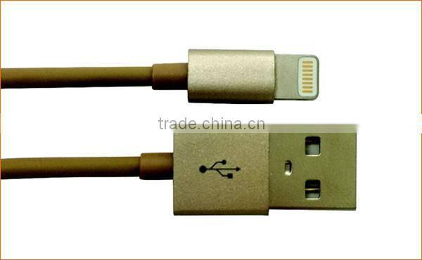 MFi Certified Classic Charing Round TPE Cable With ABS housing