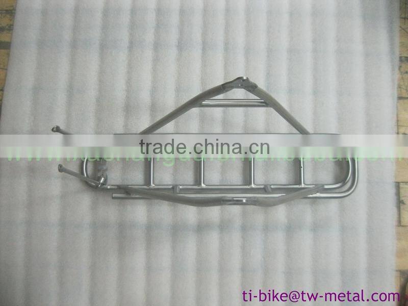 titanium bicycle rear rack Ti bike rear racks Titanium bicycle carrier for road bicycles