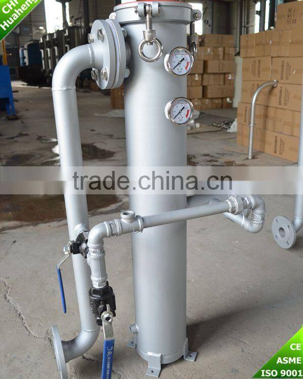 Carbon Steel washable bag filter with magnetic rod