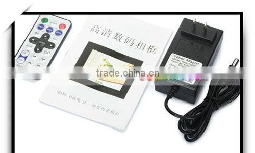 1024 x 768 15 Inch New Ratent LCD Digital Photo Frame Big Size Black