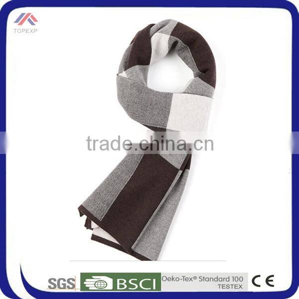 Winter Checked Scarves For Men