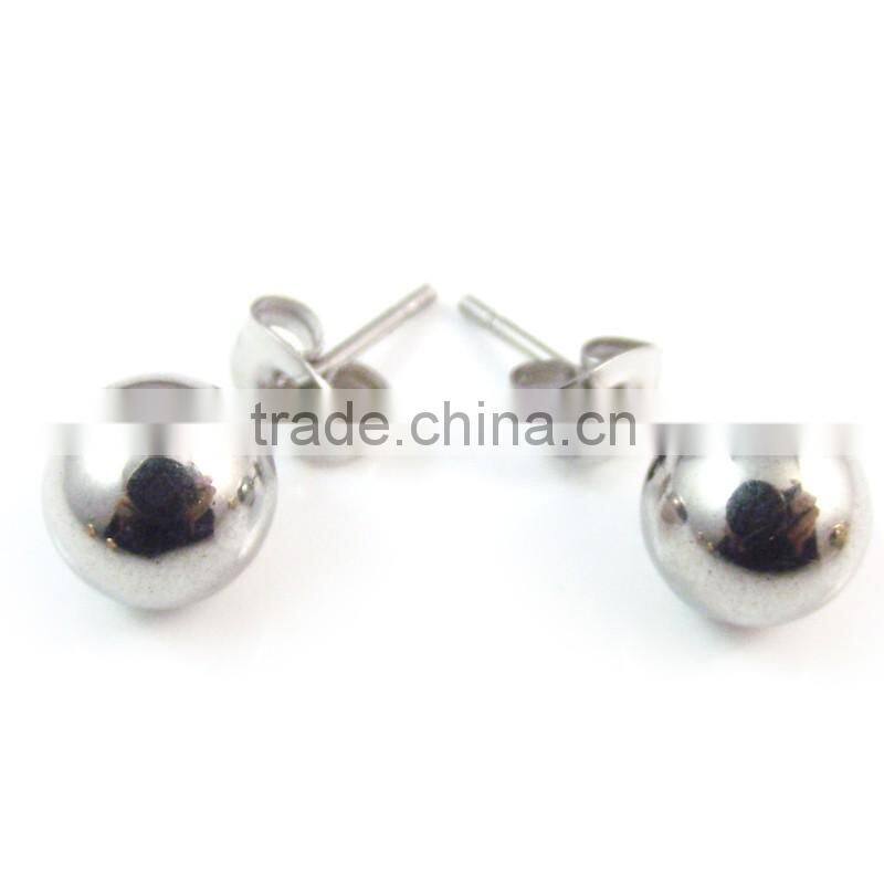 stainless steel diamond stud earrings for custom