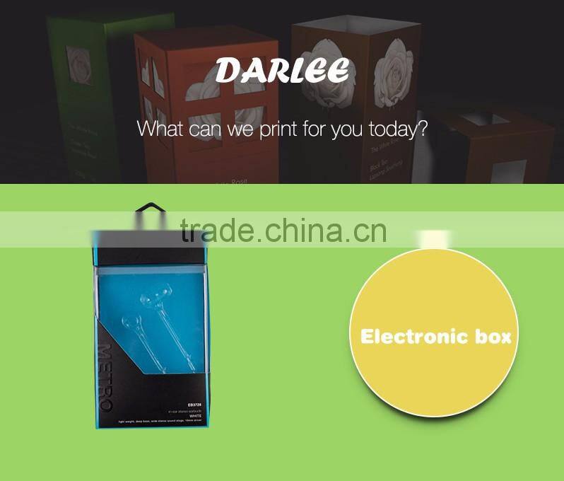 hanging earphone packaging box with blister