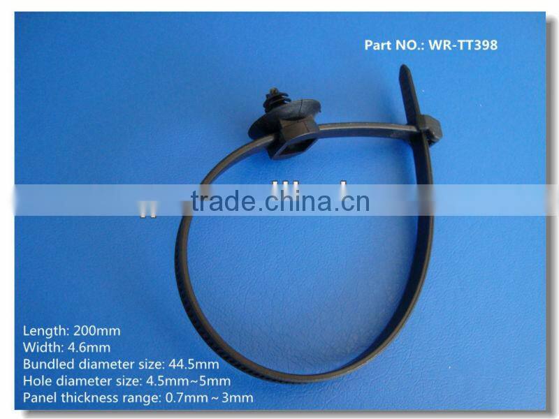 PA66/UL 94V-2 self-locking cable ties manufacturer