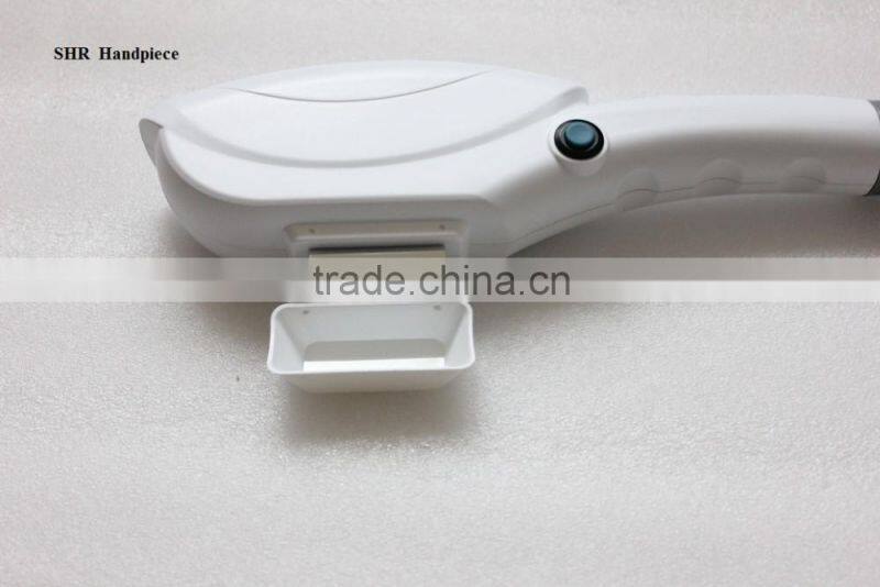 Best choice for beauty salon device White SHR(super hair removal) and IPL beauty handle