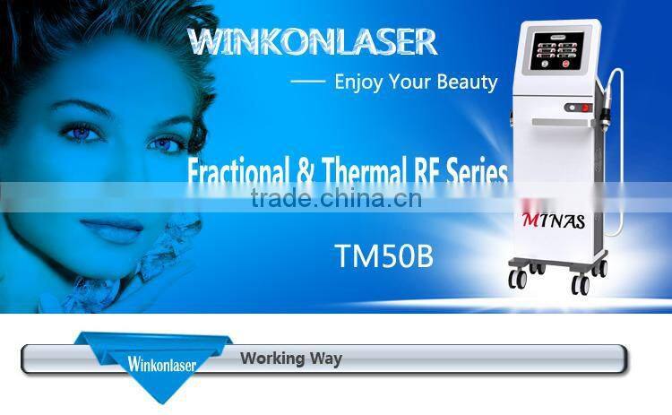 Latest fractional rf microneedle machine / 4 in 1 fractional RF machine both needle and non needle for salon use