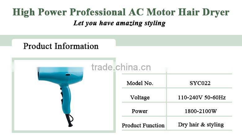 pro Hot Pro high power super ultra quiet 2200W Hair Dryer professiona Drier