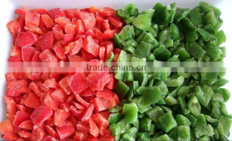 IQF Frozen Red Pepper Pieces