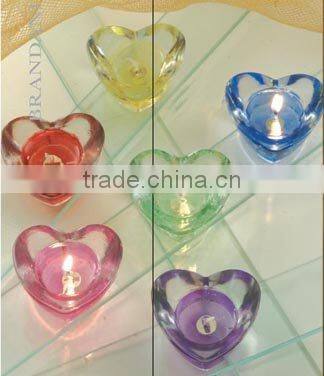 BC065: glass candle holder