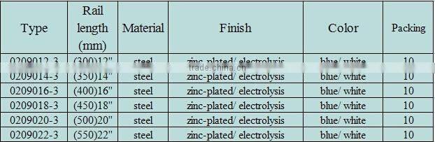 3 Fold Automatic Return Damper Hidden Supporting Bottom Drawer Slide Rail