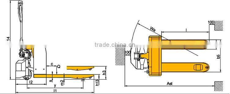 5t/2t/2.5t/3t hand pallet trucks