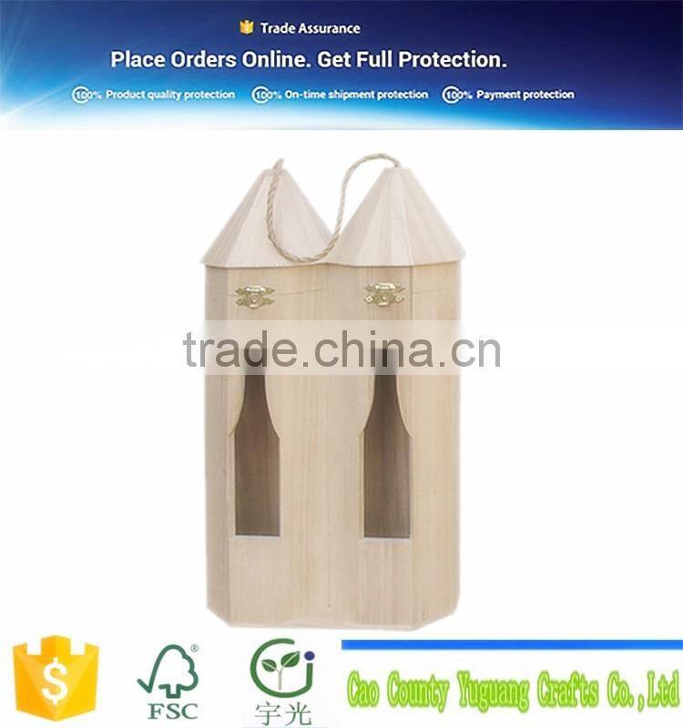 2016 wine box wooden wine single bottle packing box