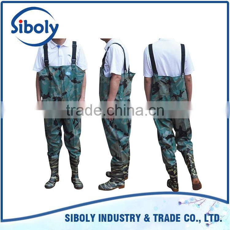can be simply wiped clean durable pvc waterproof fishermen workwear custom