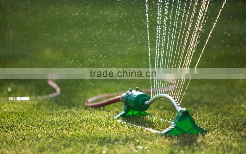 New design 18 holes plastic oscillating sprinkler