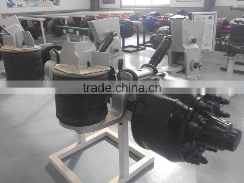 Trailer and semi trailer bogie use air suspension
