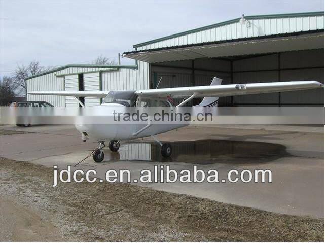 steel structure hangar for small aircraft