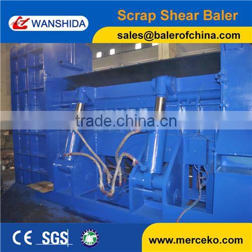 Used car shear baler hydraulic scrap car body cutting and press machine (CE)