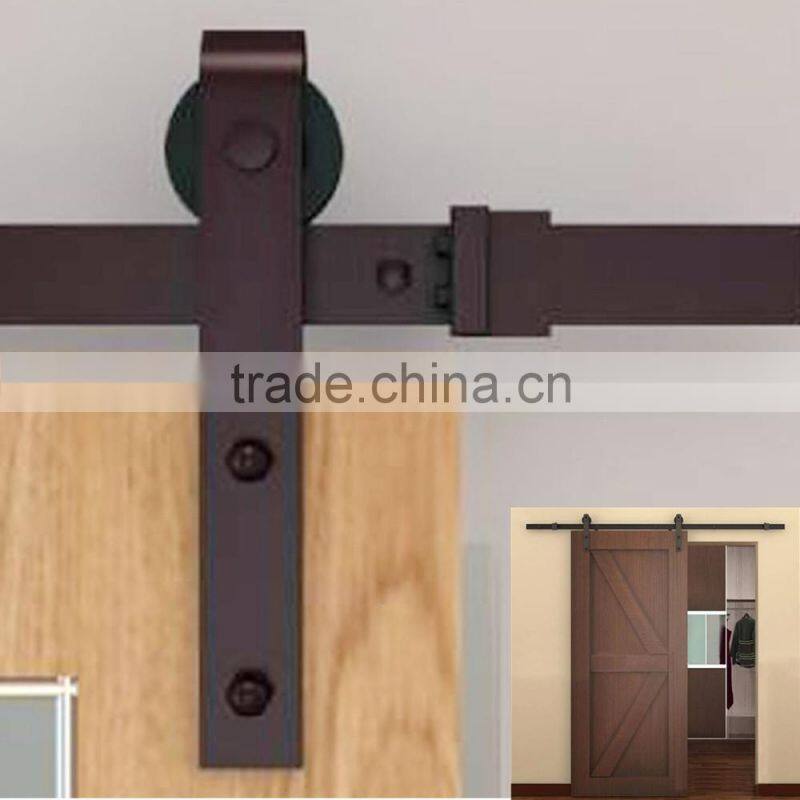 6.6 FT Modern America Style Steel Sliding Barn Wood Door Closet Hardware Track