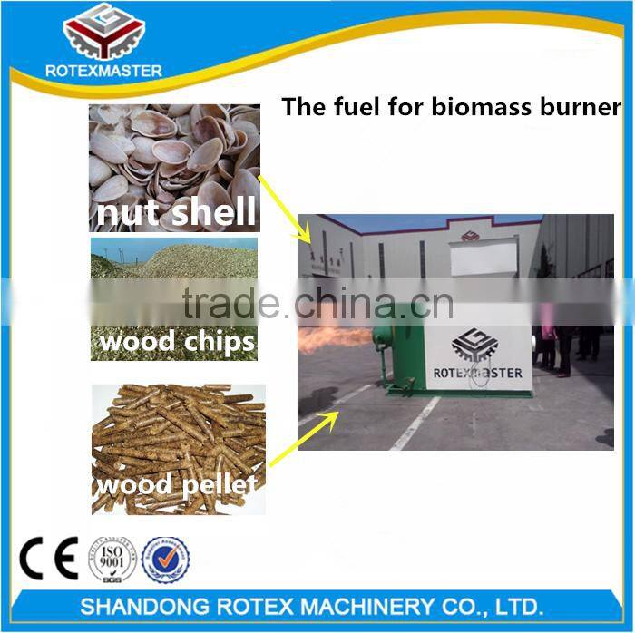 Wide Adaptability Corn Stalk/Wheat Stalk /Peanut Shell Biomass Burner with High Heating Temperature