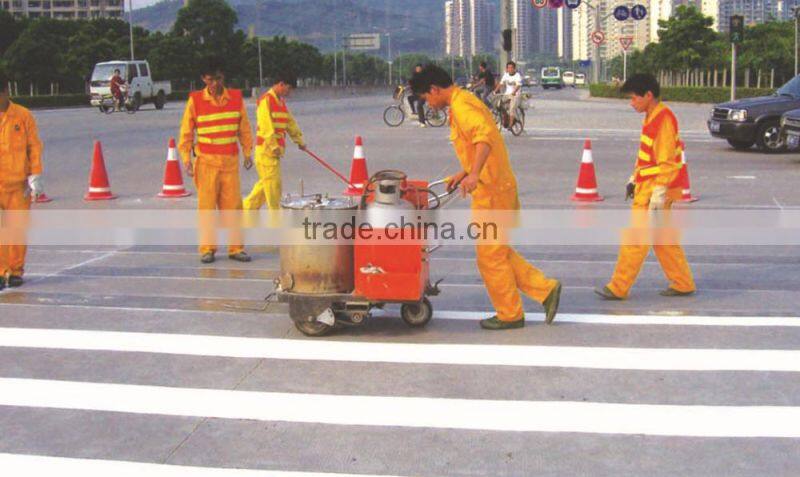 GD hot sales hand push stainless thermoplastic road marking equipment