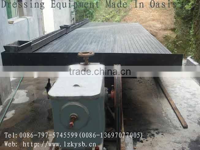 table concentrator/bed concentrator/Mineral Technology Consultation/Technique Of Preparing