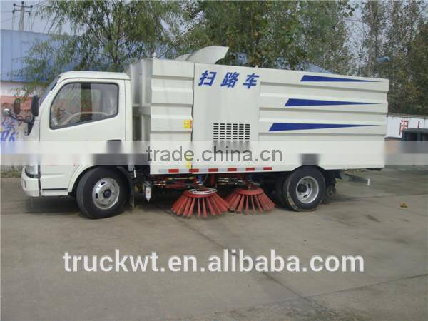 Factory direct sale dongfeng light garbage cleaning mini road sweeper