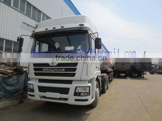 42 m3 3 Axles Oil Tank Trailer Truck with Shacman Tractor