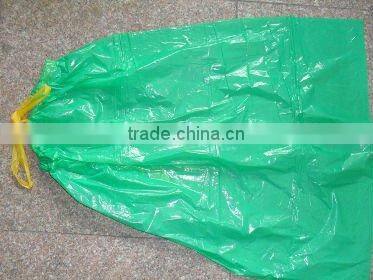 ldpe/hdpe biodegradable compostable rubbish/garbage plastic bags with drawstring on roll