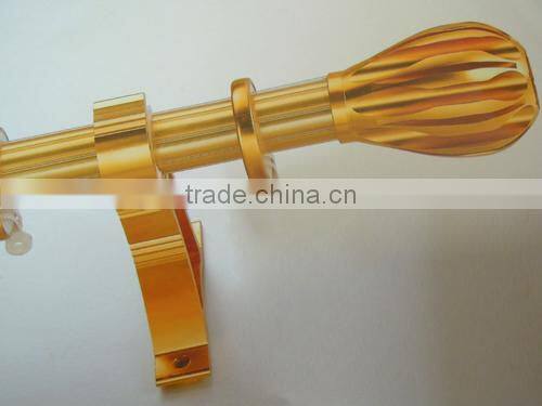 Top grade champagne anodized curtains rod aluminium profile