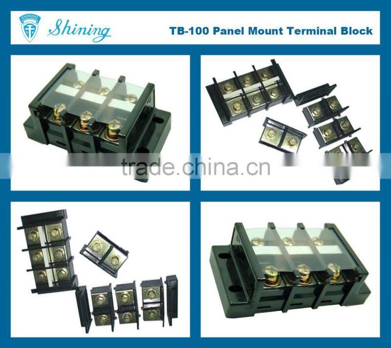 TB-100 Panel Mounted Insulated Plastic 100A RCA Wire Connector