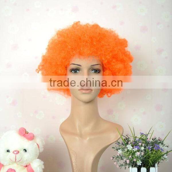 Colorful Soccer Fans wig Afro Wholesale