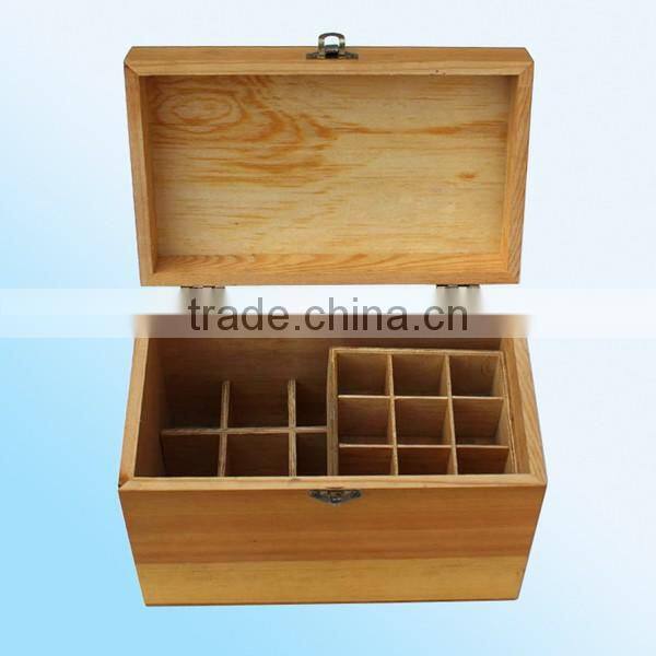 Exquisite Solid Wood Cosmetic Box, Essential Oil Wooden Package Box