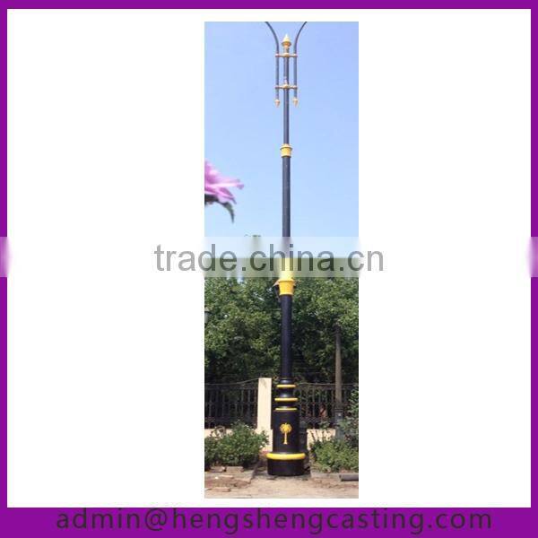 Middle East antique 7.8 meters decorative street lighting pole