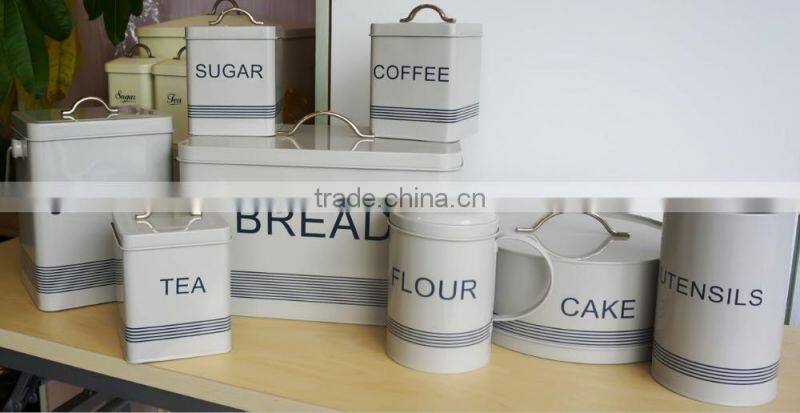 Laundry Power Storage Box / Laundry Tin with cream factory