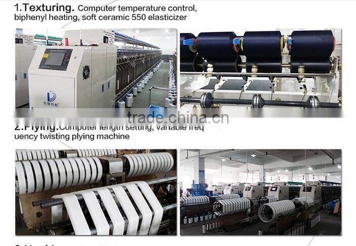 Dyed high-elastic 70d/24f/2 nylon yarn for sock use in good quality