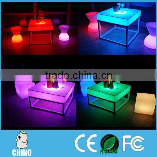 Bar furnitureand home and garden LED lighting table