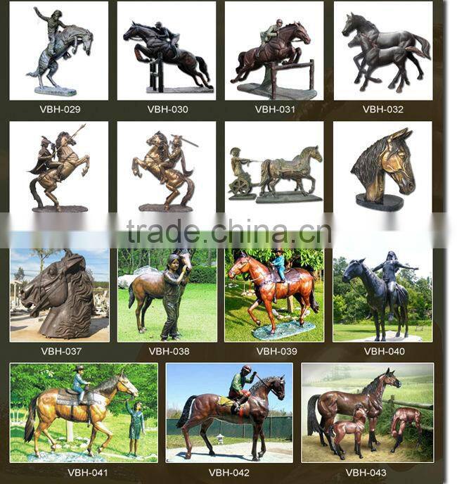 High quality high quality brass horse ornaments