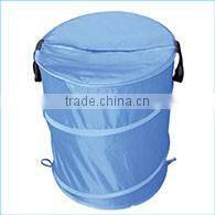 Polyester Collapsible Folding Laundry Hamper Basket With Lid