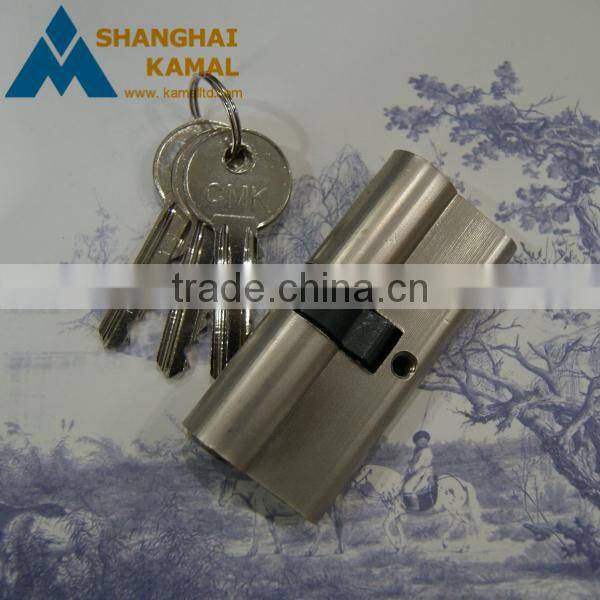 Mortice lock cylinder with knob, single brass cylinder
