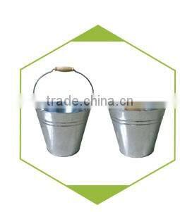 Galvanized zinc and powder coating flower pot bucket
