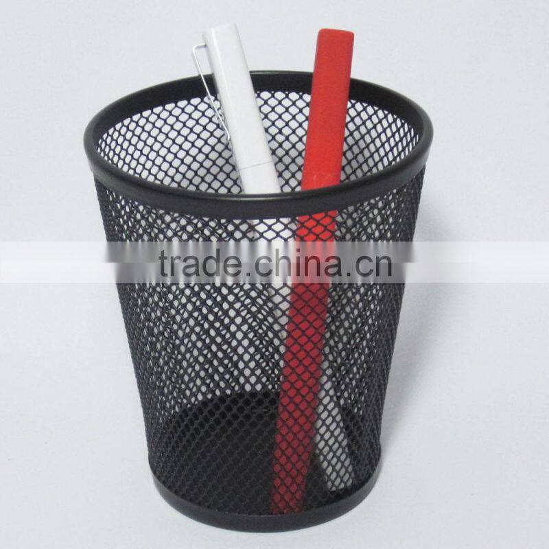 2014 high quality metal mesh office penholder