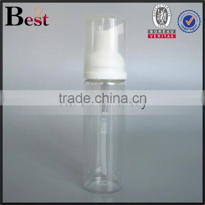 2017 hot sale empty 30ml 50ml plastic spray bottle clear plastic spray bottle white pump plastic bottle spray head