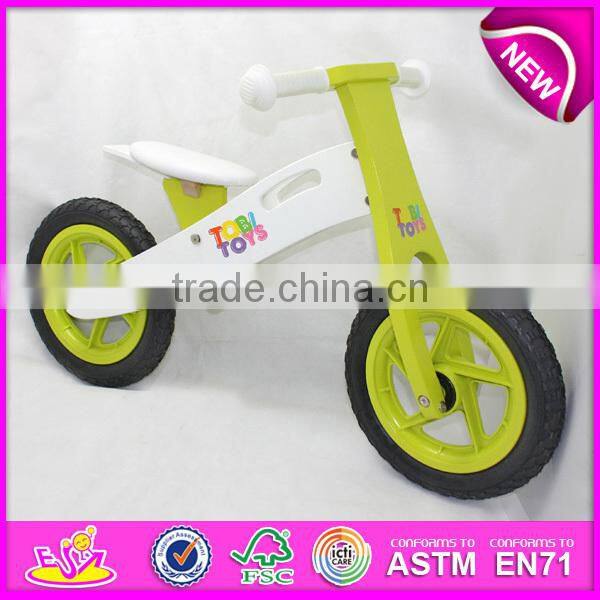 2015 hot sale kids wooden bicycle,popular wooden balance bicycle,new fashion kids bicycle WJ276391-F1
