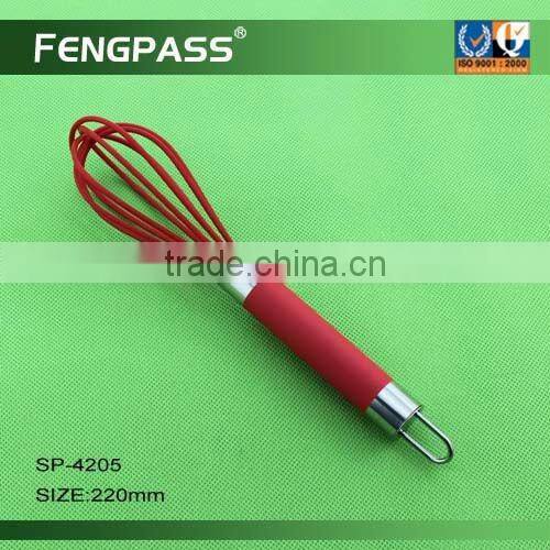 Wooden hadnle egg whisk / egg beater / kitchen utensil EW-1011